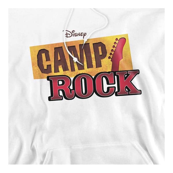 Camp Rock Herr Klassisk Logotyp Hoodie M Vit White M