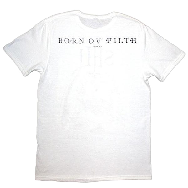 Behemoth Unisex Vuxen The Shit Ov God Sepia Pergament Ryggtryck White S