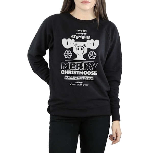 National Lampoon´s Christmas Vacation Womens/Ladies Merry Chris Black L