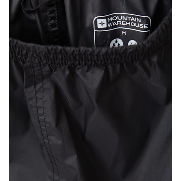 Mountain Warehouse Herr Pakka Vattentäta Överbyxor 4XL Svart Black 4XL