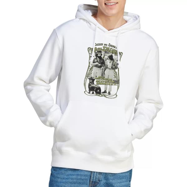 Cheech & Chong Herr Up In Smoke Labrador Hoodie M Vit White M