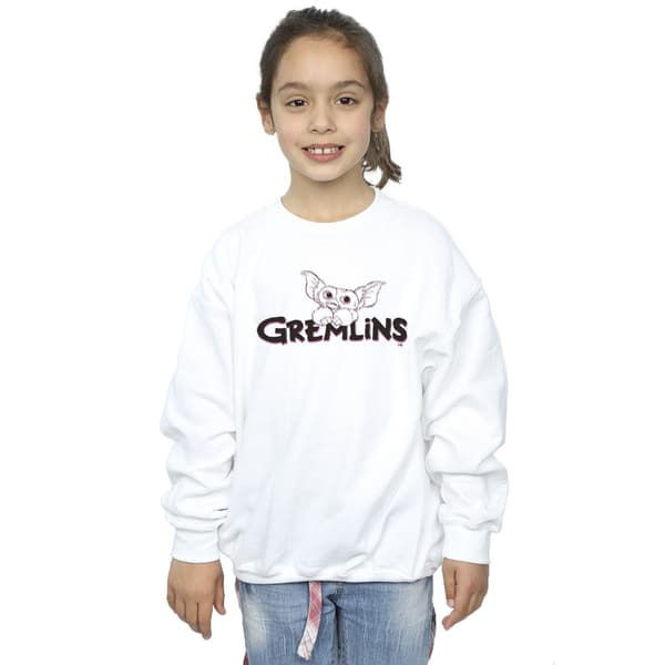 The Gremlins Flicktröja med logotyp 12-13 år Vit White 12-13 Years