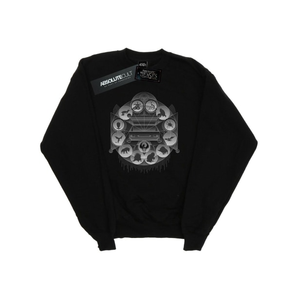 Fantastic Beasts herr MACUSA Beasts sweatshirt XL svart Black XL