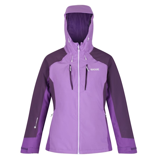 Regatta Womens/Ladies Highton Stretch II Vattentät Vadderad Jacka Hyacinth/Purple Sapphire/Dark Auber 14 UK