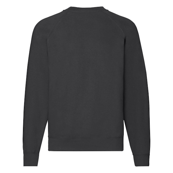 Fruit Of The Loom Classic 80/20 Raglan Sweatshirt M Light Light Graphite M
