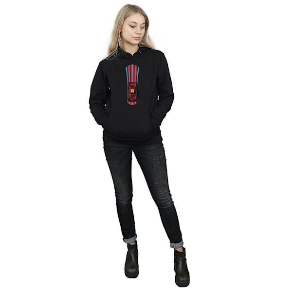 Disney Dam/Kvinnor Bilar Blixten McQueen Ränder Hoodie XL B Black XL