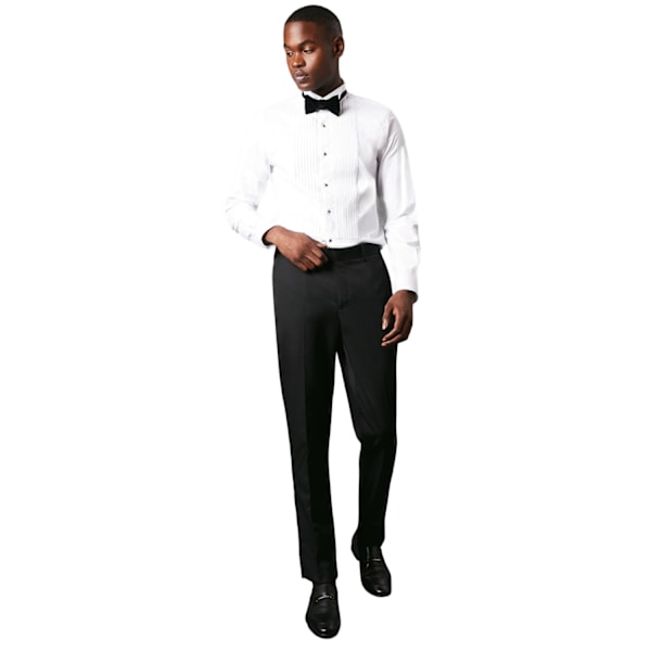 Burton Herr Tuxedo Byxor med Smalt Midjeband, Skinny Passform, 38R Svart Black 38R