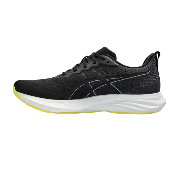 Asics Dynablast 4 dämpade skor för herrar 7 UK Svart/Grå Black/Grey 7 UK