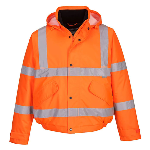 Portwest Herr Hi-Vis Vinter Bomberjacka 4XL Orange Orange 4XL