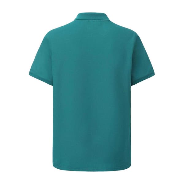 Slazenger Herr Broderad Logotyp Pikétröja M Teal Teal M