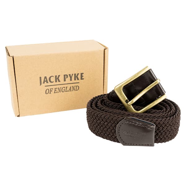 Jack Pyke Herr Countryman Läderkant Elastiskt Midjebälte O Brown One Size