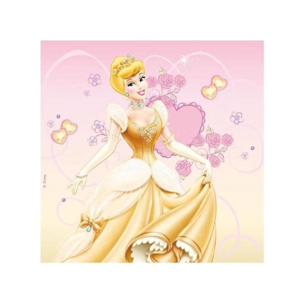 Disney Princess Once Upon A Dream Paper Engångsservetter (Pac Pink/Gold One Size