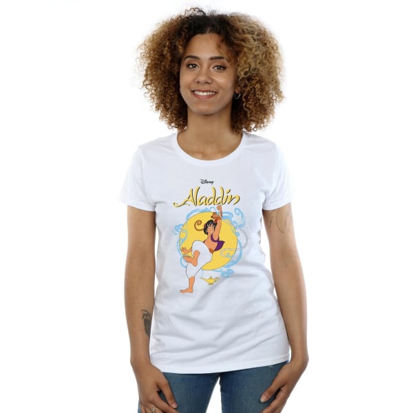 Disney Dam/Dam Aladdin Rope Swing T-shirt i bomull M Vit White M