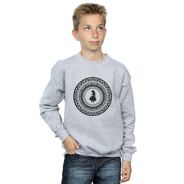 Disney Boys Alice In Wonderland Circle Sweatshirt 5-6 år Spo Sports Grey 5-6 Years