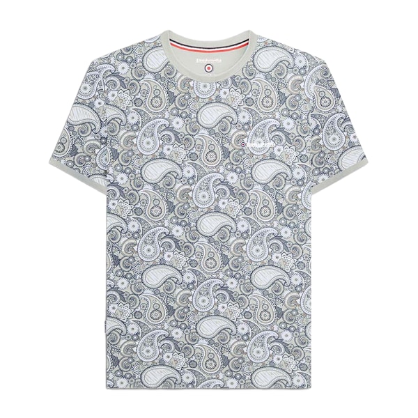 Lambretta Herr SS25 Paisley T-Shirt XXL Desert Sage Desert Sage XXL