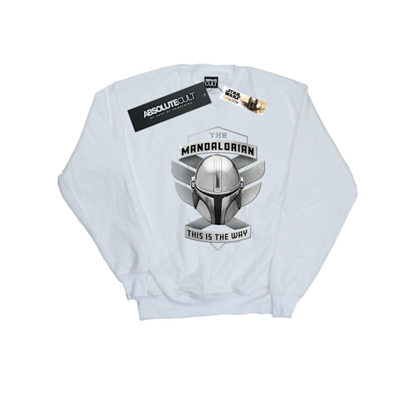 Star Wars Herr The Mandalorian This Is The Way Mando Sweatshirt White M