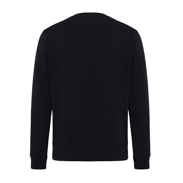 Iqoniq Unisex Vuxen Etosha Återvunnen Bomull Lätt Sweatshirt Black 4XL