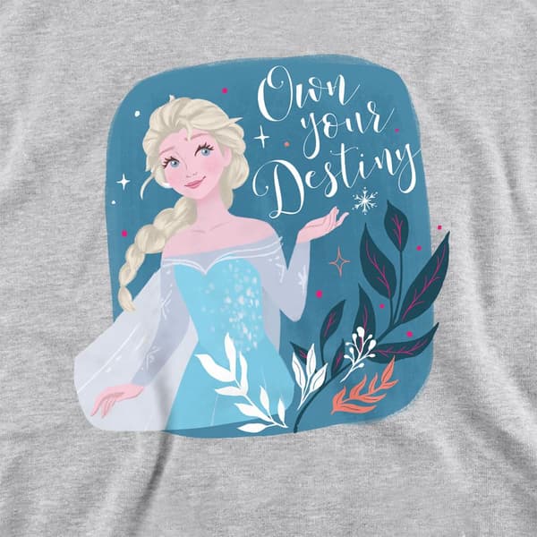 Frozen Barn/Barn Egen Destiny Elsa Heather Pullover Hoodie Athletic Heather 9-11 Years