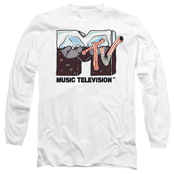 MTV Unisex Vuxen Soda On Ice T-Shirt S Vit White S