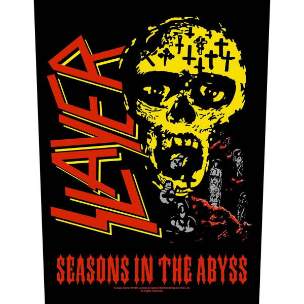 Slayer Seasons In The Abyss Patch One Size Svart/Röd/Gul Black/Red/Yellow One Size