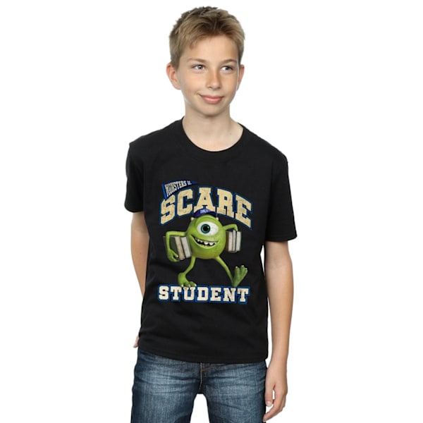 Disney Boys Monsters University Scare Student T-shirt 3-4 år Black 3-4 Years