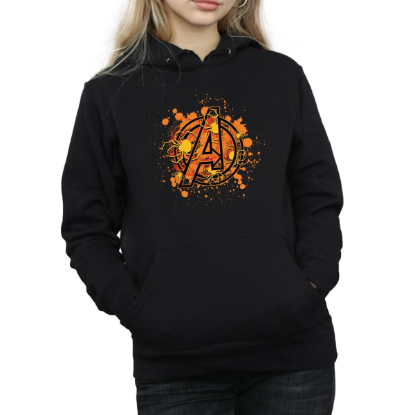 Marvel Womens/Ladies Avengers Montera Halloween Spider Logo Ho Black XL