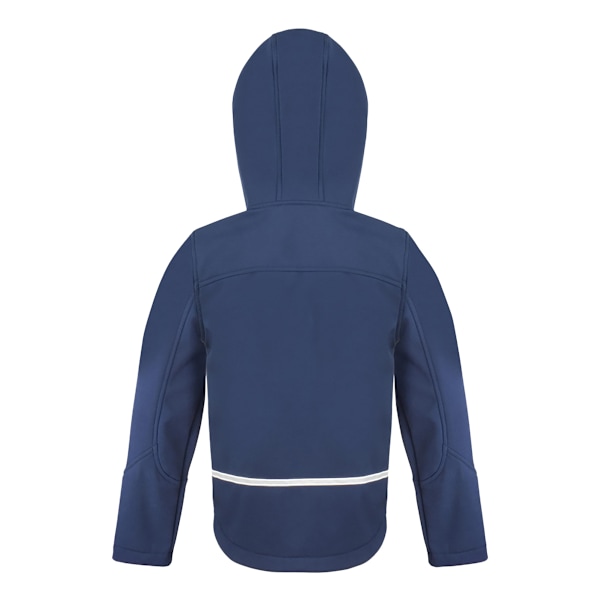 Result Core Kids Unisex Junior Hooded Softshell Jacket 11/12 Na Navy/Royal 11/12