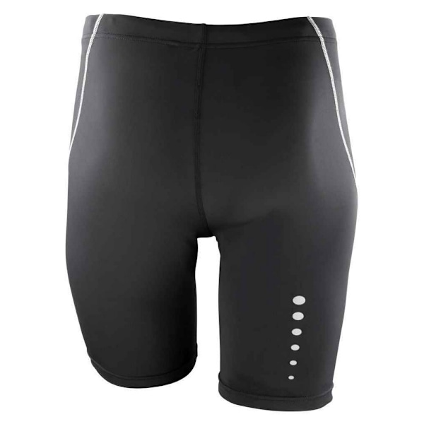 Spiro Mens Bodyfit Base Layer Shorts M-L Svart Black M-L