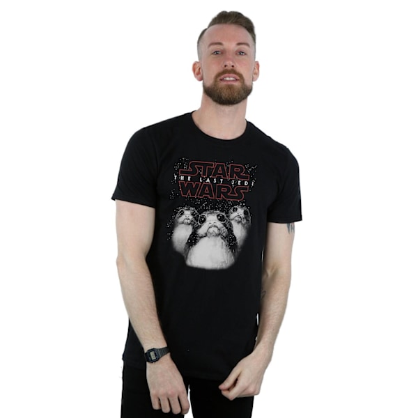 Star Wars: The Last Jedi Porg Bomull T-shirt L Svart Black L