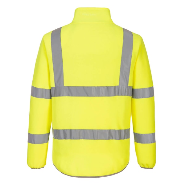Portwest Eco Friendly Hi-Vis Fleecejacka för män S Gul Yellow S