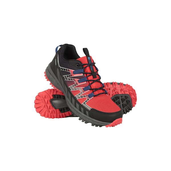 Mountain Warehouse Enhance Trail Vattentäta Löparskor för Herrar Active Red 11 UK