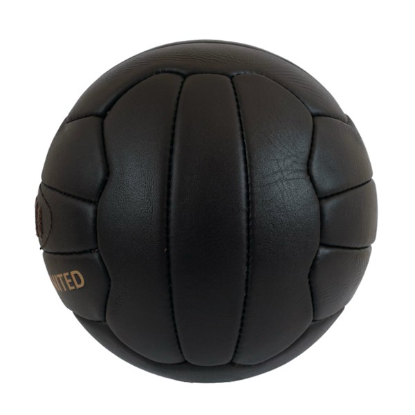 Newcastle United FC Heritage Retro Läder Mini Fotboll 1 Svart Black/Gold 1