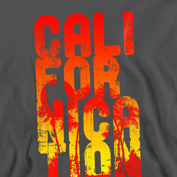 Californication Unisex Vuxen Cali Typ Sweatshirt L Charcoal Charcoal L