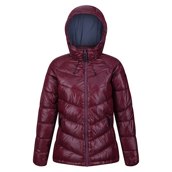 Regatta Womens/Ladies Toploft III Baffled Padded Jacket 18 UK B Burgundy/Seal Grey 18 UK