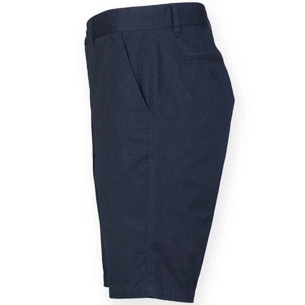 Front Row Herr Chino Stretch Shorts 40R Marinblå Navy 40R