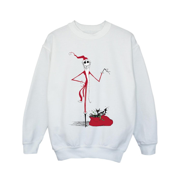 The Nightmare Before Christmas Flickor Julpresenter Sweatshirt White 3-4 Years