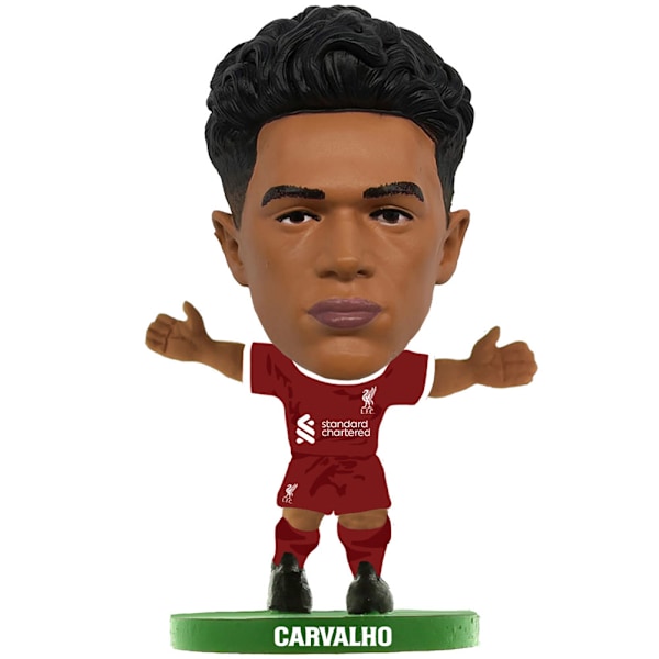 Liverpool FC Fabio Carvalho 2024 SoccerStarz Fotbollsfigur Maroon/White/Green One Size