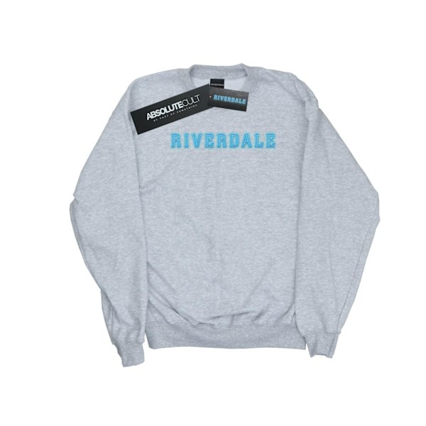 Riverdale Herr Neon Logo Sweatshirt M Sports Grey Sports Grey M