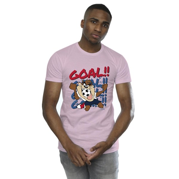 Looney Tunes Herr Taz Goal Goal Goal T-shirt XL Baby Pink Baby Pink XL