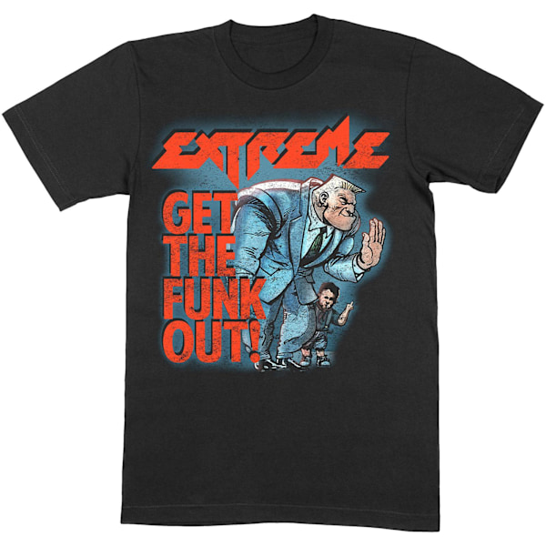 Extreme Unisex Vuxen Get The Funk Out Bouncer Bomull T-Shirt M Black M