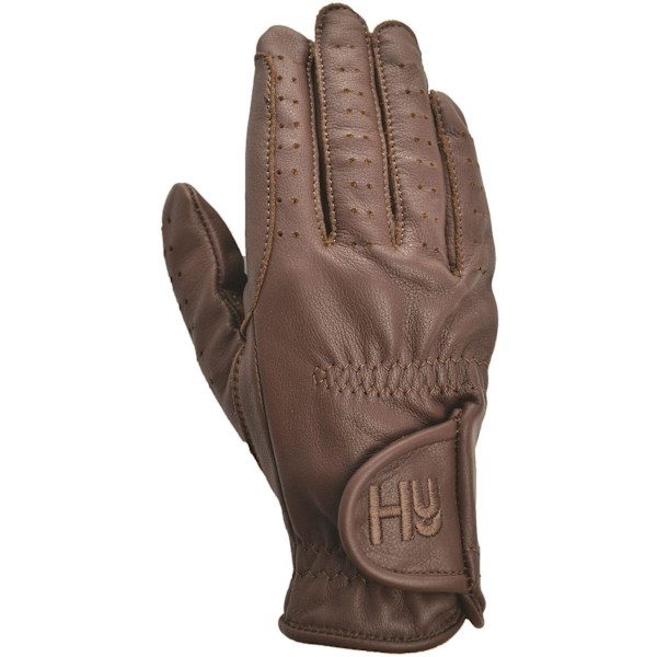 Hy5 Vuxna Syntetiskt Läder Ridhandskar XL Brun Brown XL