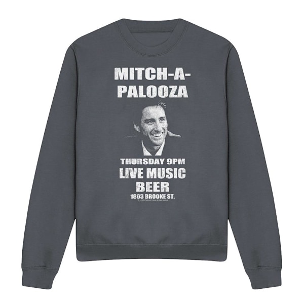 Old School Unisex Vuxen Mitchapalooza Sweatshirt XXL Kolgrå Charcoal XXL