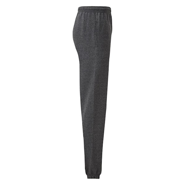 Fruit Of The Loom Herr Joggbyxor med Elastiska Muddar / Joggingbyxor Dark Heather M