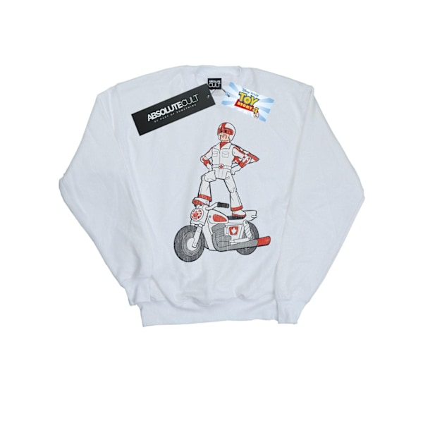 Disney Mens Toy Story 4 Duke Caboom Pose Sweatshirt 4XL Vit White 4XL
