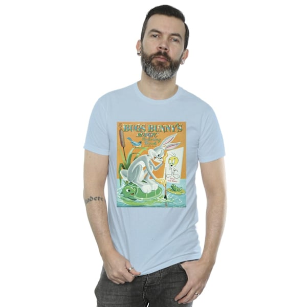 Looney Tunes Herr Bugs Bunny Målarbok T-shirt XXL Baby Blå Baby Blue XXL