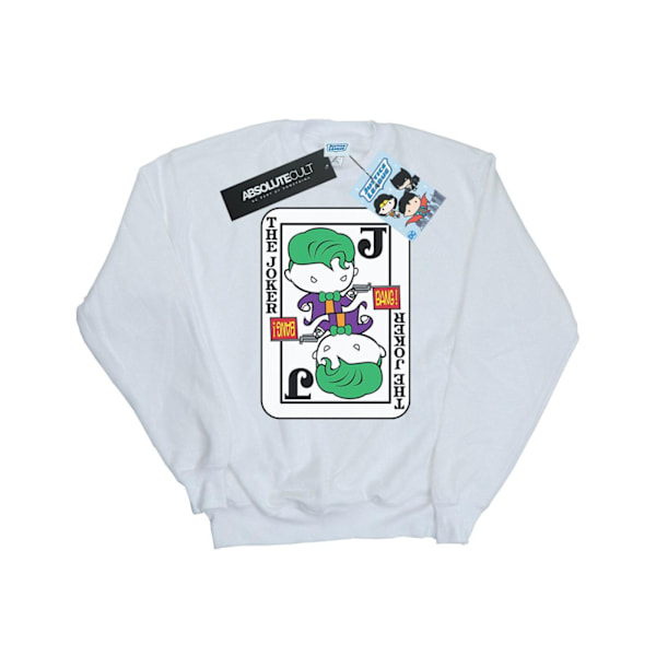 DC Comics Dam/Kvinnor Chibi Joker Spelkorts Tröja XL White XL