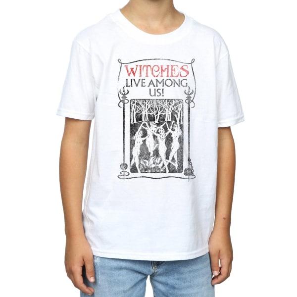 Fantastic Beasts Boys Witches Live Among Us T-shirt 9-11 år White 9-11 Years