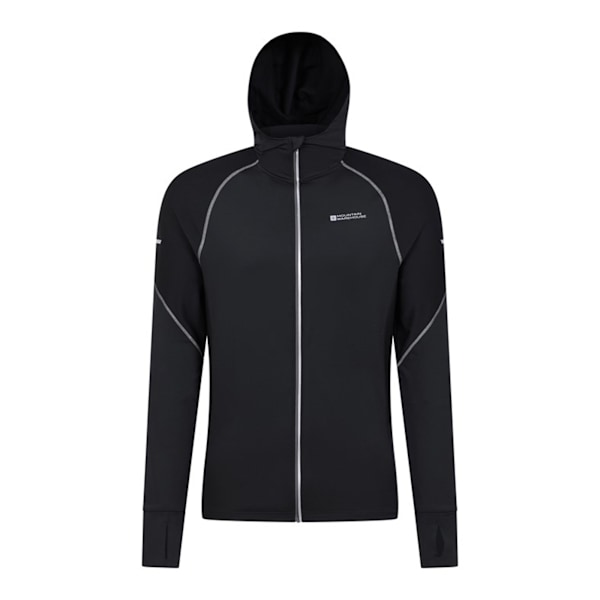 Mountain Warehouse Mens Control II Running Hoodie XS Svart Black XS