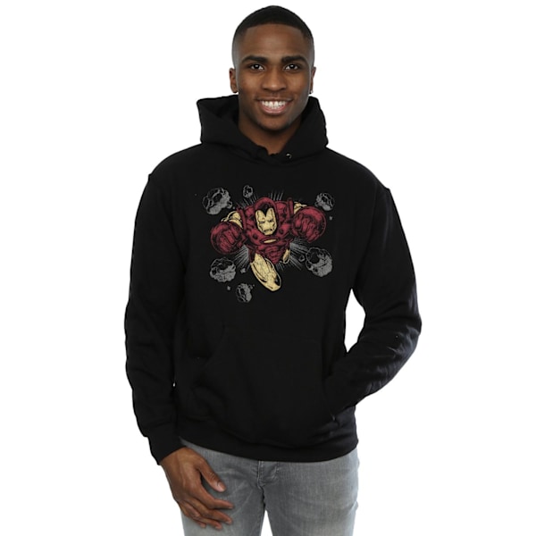 Marvel Herr Iron Man Rocks Hoodie XL Svart Black XL