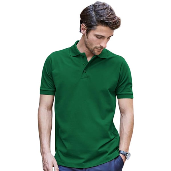 Tee Jays Herr Luxury Stretch Kortärmad Polotröja 3XL Forest Forest Green 3XL